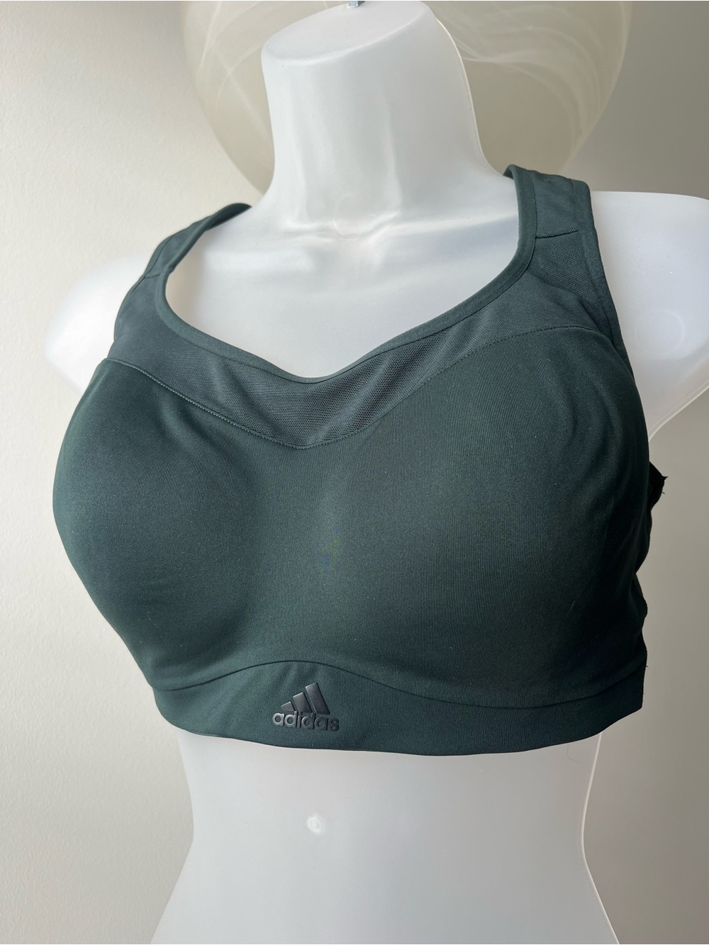 adidas Deep Green High-Support Sports Bra